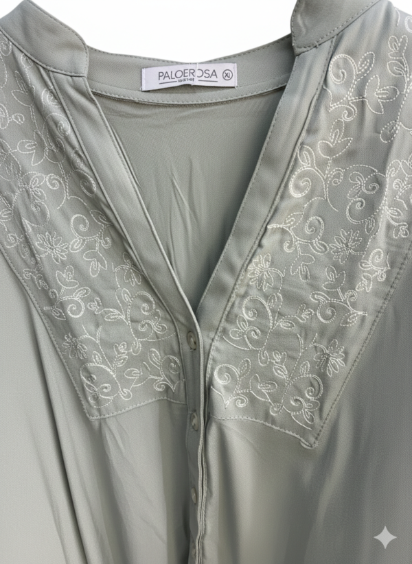 Camisa Chalis Bordada