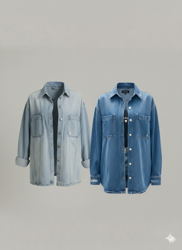 Chaqueta Jean Oversize