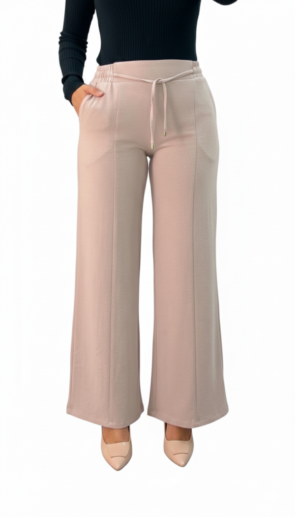 Pantalon Palazzo Tiro Alto