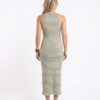 Vestido Midi Ribbed - Elegancia y Confort Ajustable