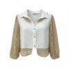 Blusa Camisera con Apliques