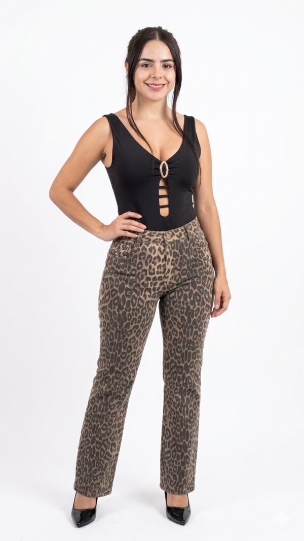 Jean Estampado Animal Print