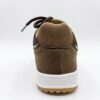 Tenis de Piel Mixta "Tech-Suede" - Marrón Chocolate y Gris