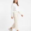 Zapatillas Urbanas "Chunky" con Textura Entretejida - Crema