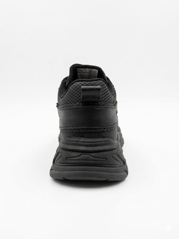 Zapatillas Urbanas "Chunky" con Textura Entretejida - Negro