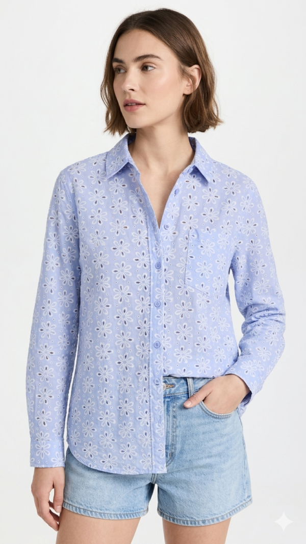 IMG_1922 Camisa en Broderie Floral – Azul Cielo