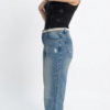 IMG_2083 Jean Wide Leg con Cinturón de Encaje y Detalles Distressed