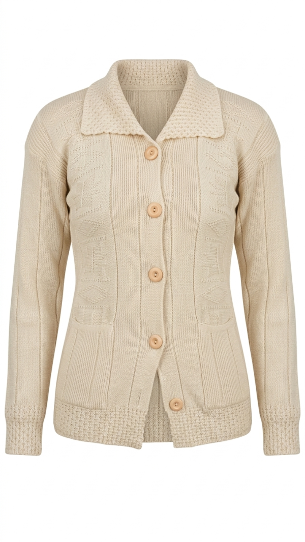 IMG_2325 Saco Tejido en Hilo - Beige (Talla Única)